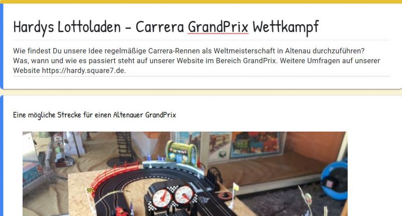 Frage Grandprix